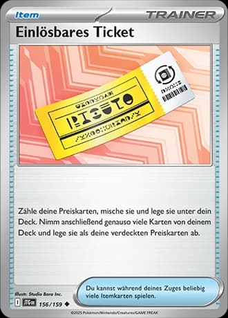 Einlösbares Ticket (156)