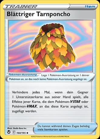 Blättriger Tarnponcho (160)