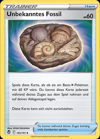 Unbekanntes Fossil (165)