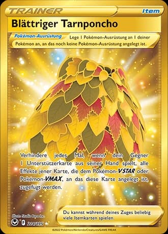Blättriger Tarnponcho (214)