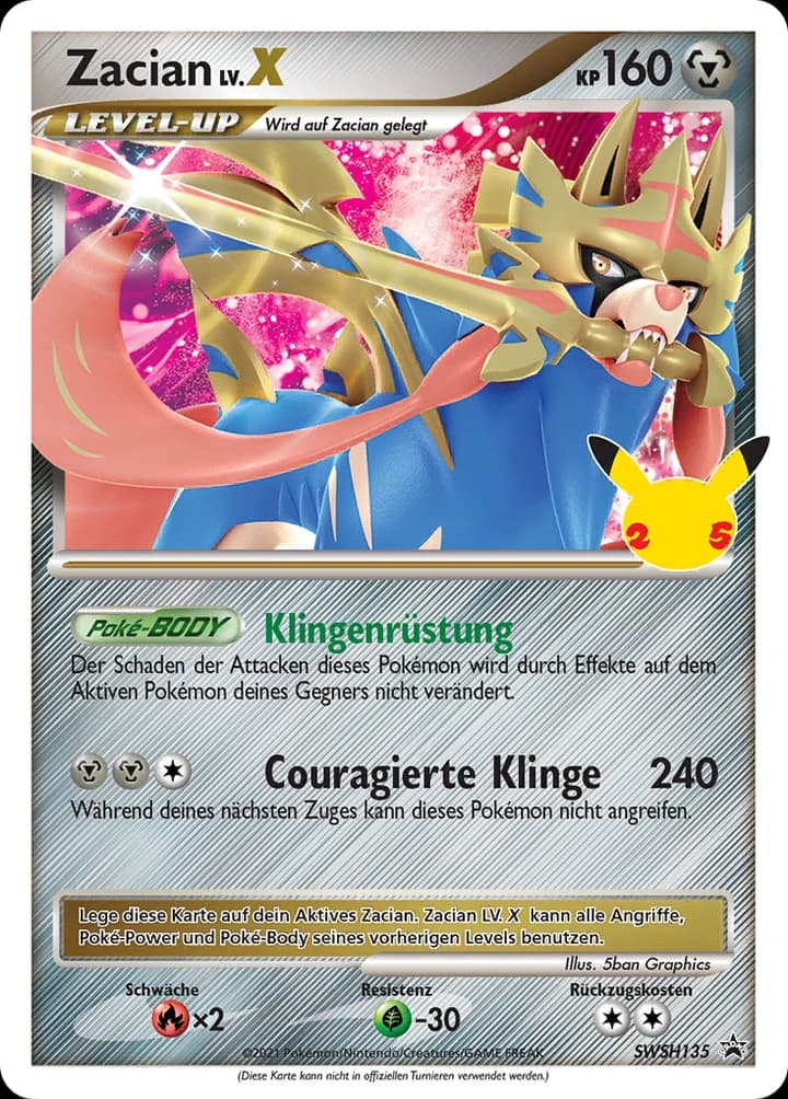 Zacian LV.X (SWSH135)