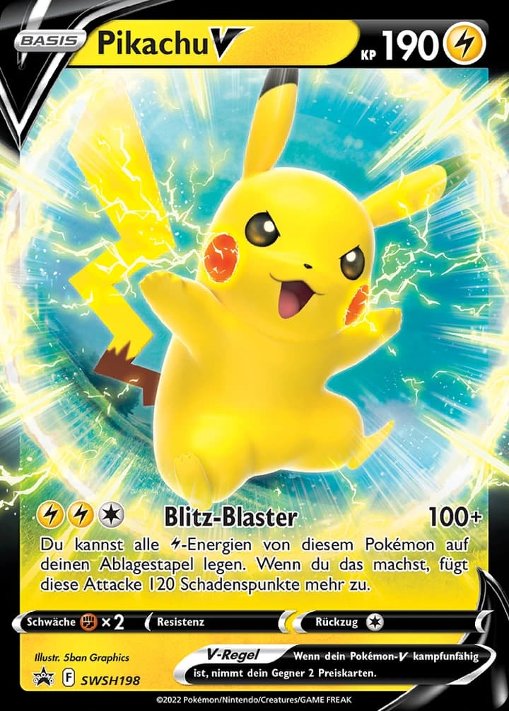 Pikachu V (SWSH198)