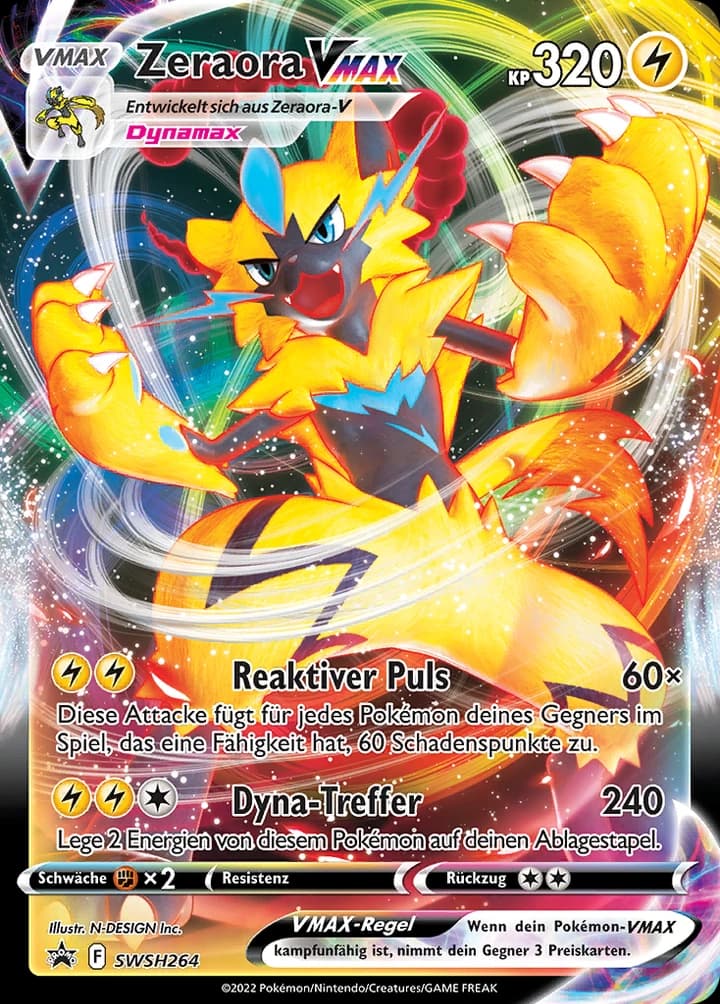 Zeraora VMAX (SWSH264)