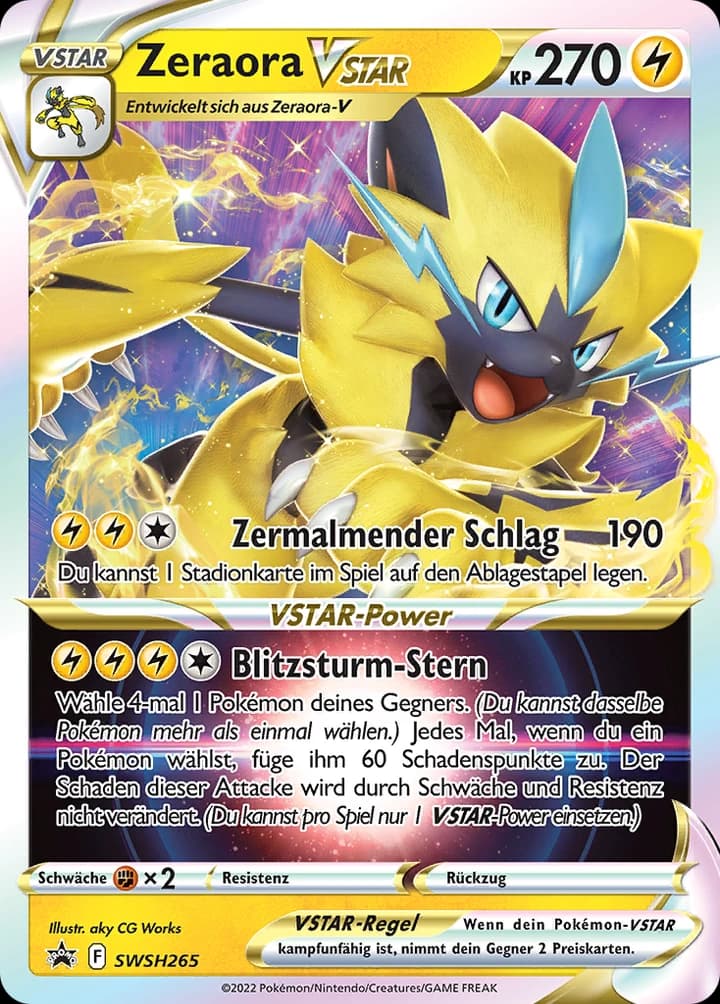 Zeraora VSTAR (SWSH265)