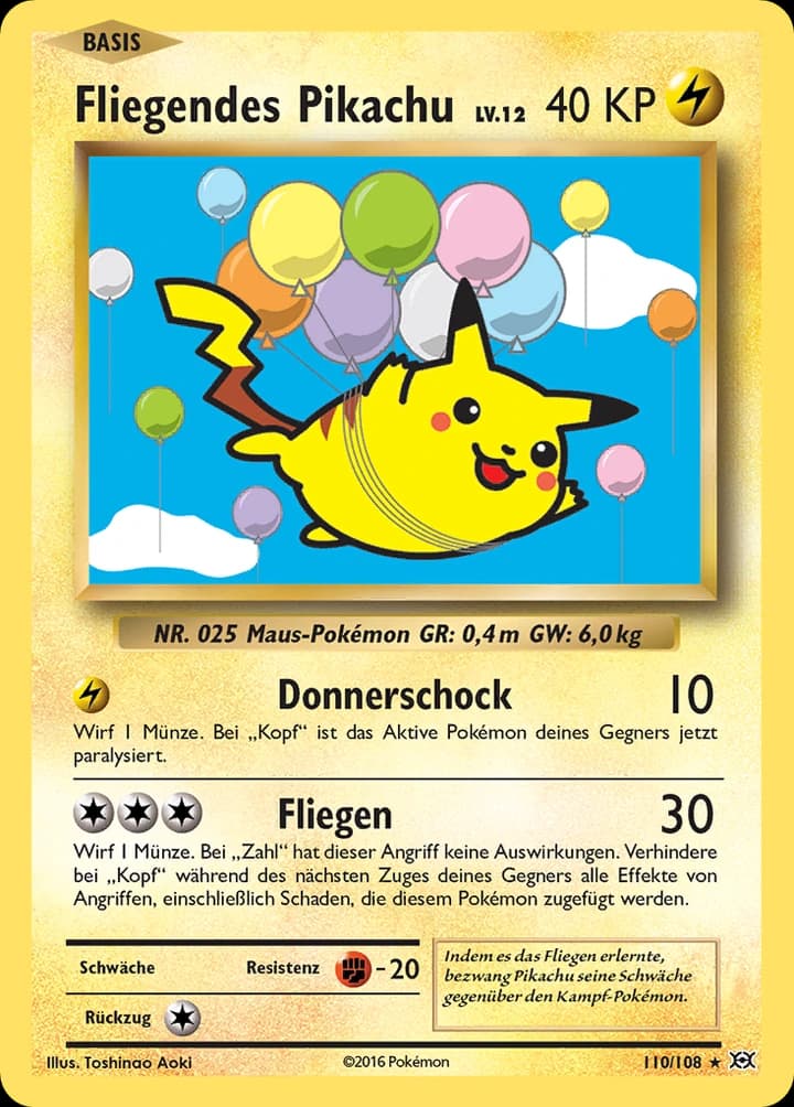 Fliegendes Pikachu (110)