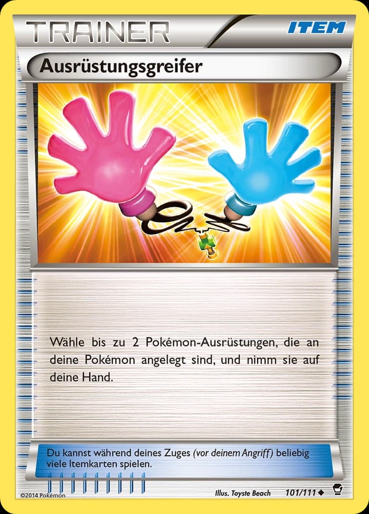 Ausrüstungsgreifer (101)
