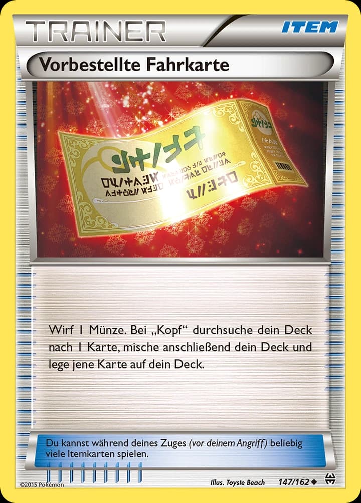 Vorbestellte Fahrkarte (147)