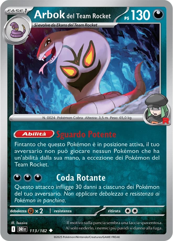 Team Rocket's Arbok (113)