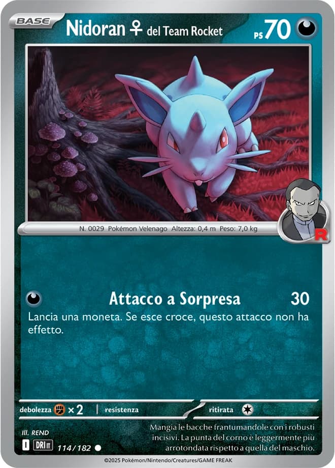 Team Rocket's Nidoran♀ (114)