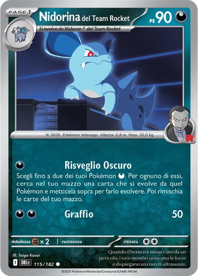 Team Rocket's Nidorina (115)