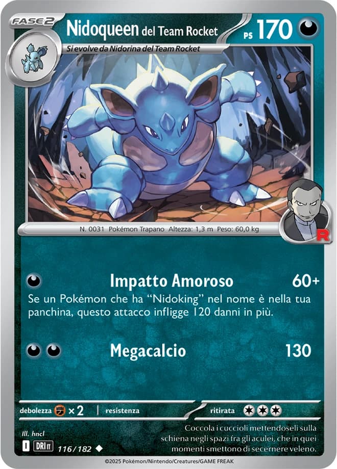 Team Rocket's Nidoqueen (116)