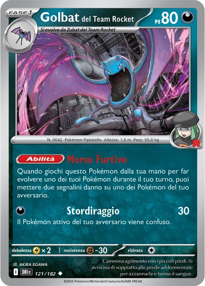 Team Rocket's Golbat (121)