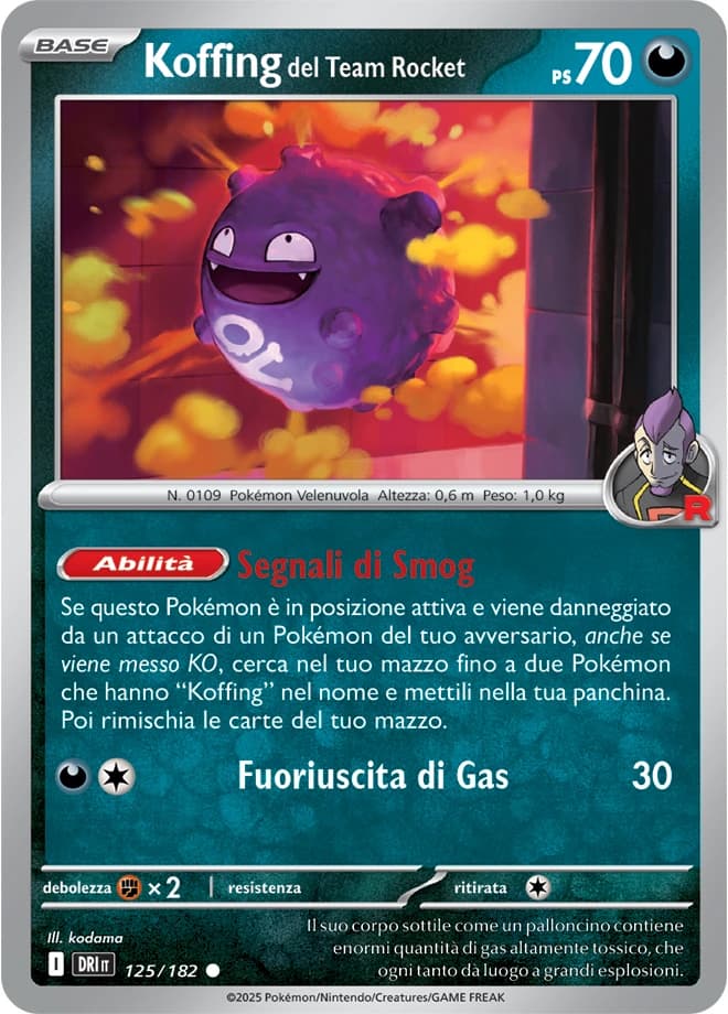 Team Rocket's Koffing (125)