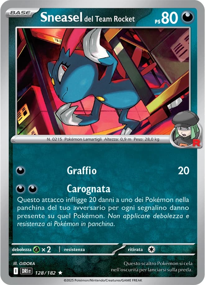 Team Rocket's Sneasel (128)