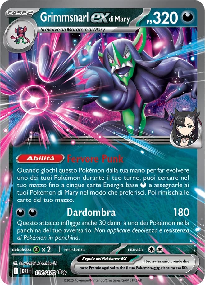 Marnie's Grimmsnarl ex (136)