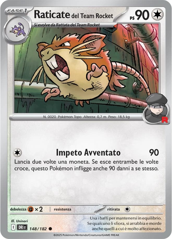 Team Rocket's Raticate (148)