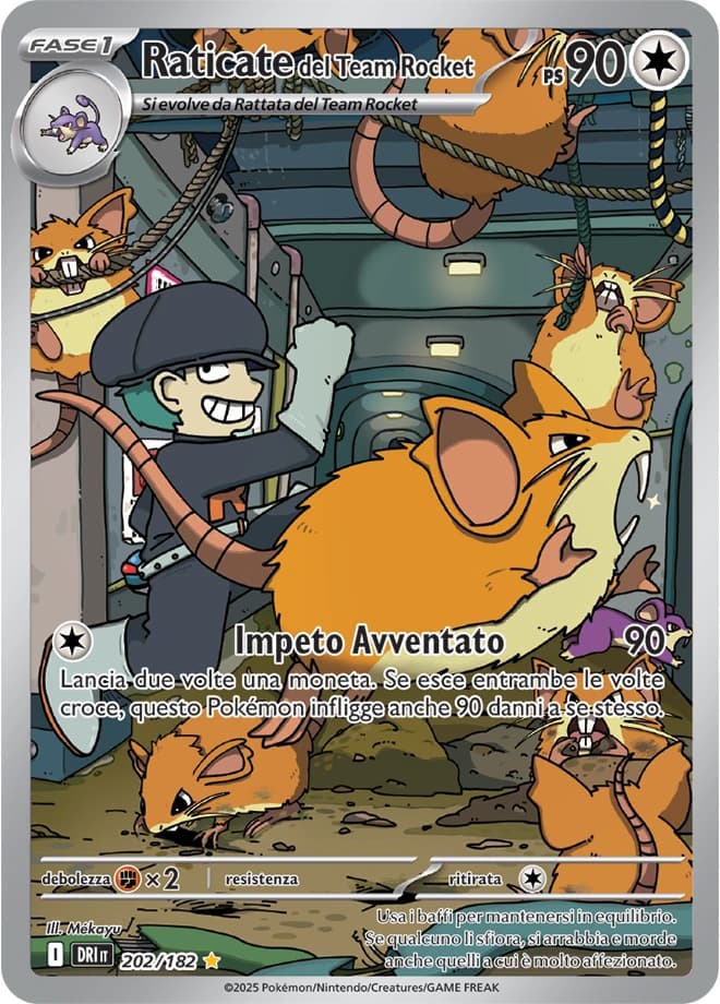 Team Rocket's Raticate (202)