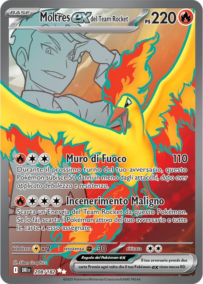 Team Rocket's Moltres ex (208)