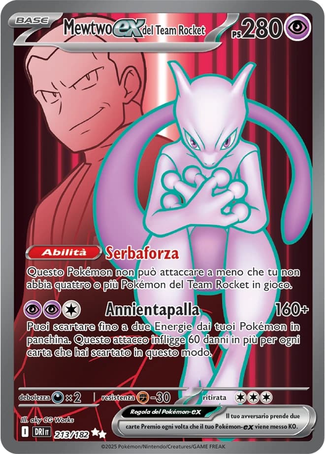 Team Rocket's Mewtwo ex (213)