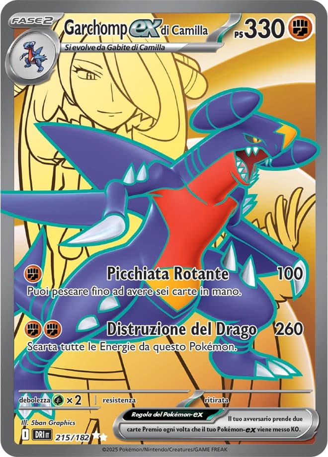 Cynthia's Garchomp ex (215)