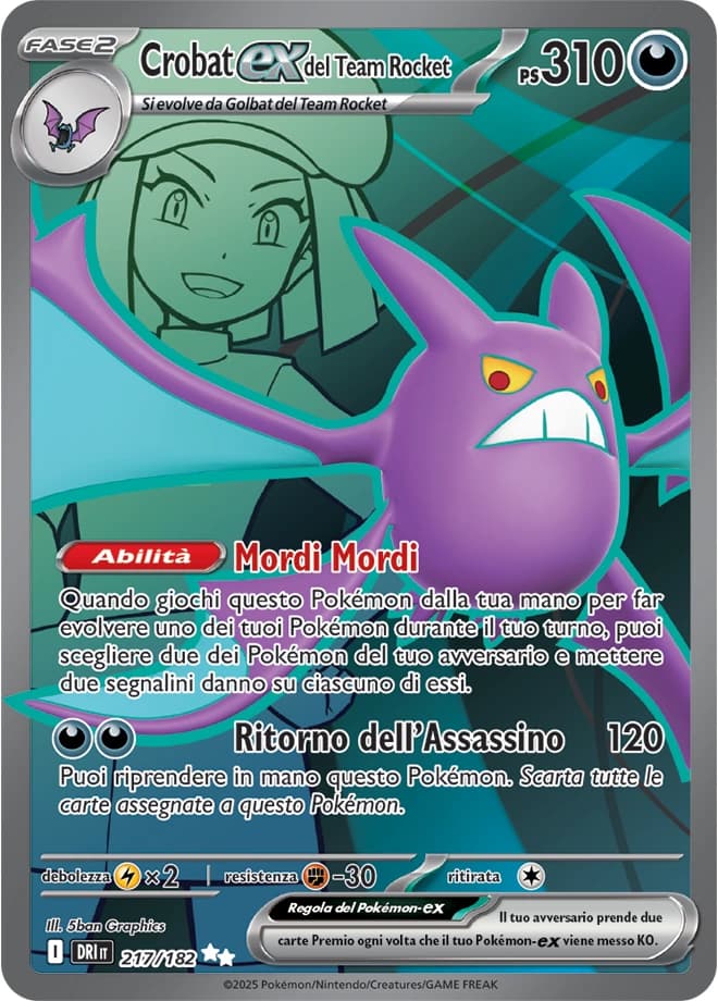 Team Rocket's Crobat ex (217)