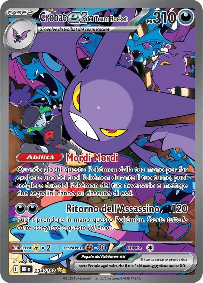 Team Rocket's Crobat ex (234)