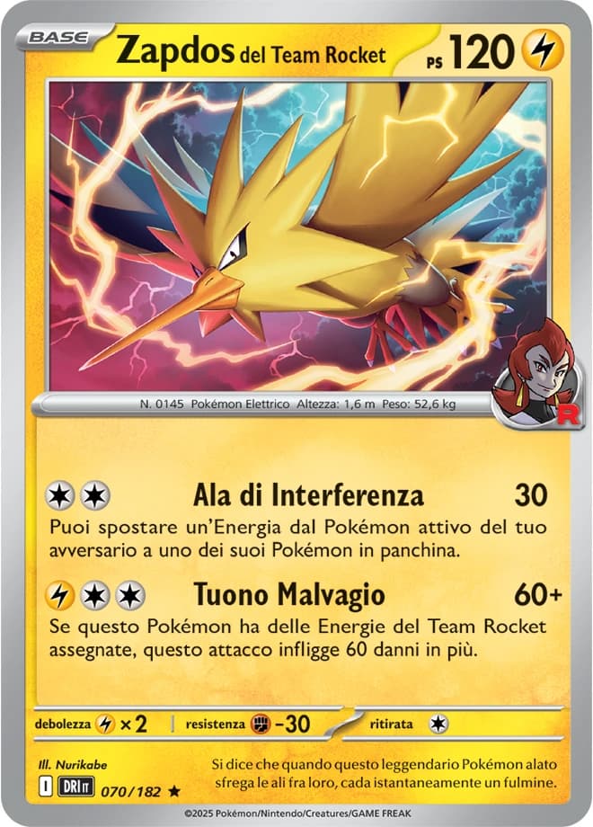 Team Rocket's Zapdos (70)