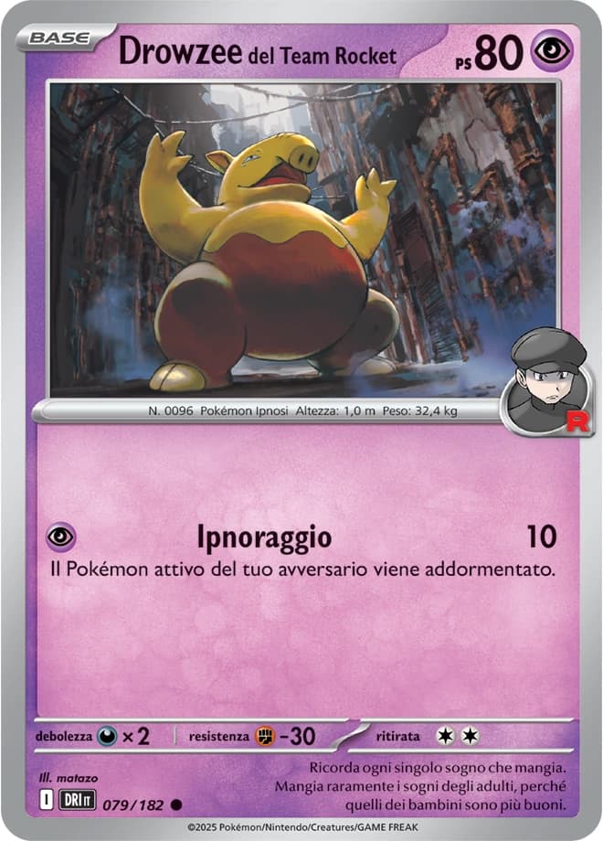 Team Rocket's Drowzee (79)