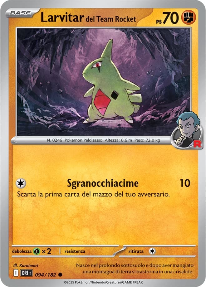Team Rocket's Larvitar (94)