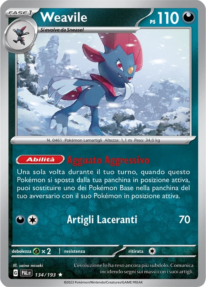 Weavile (134)