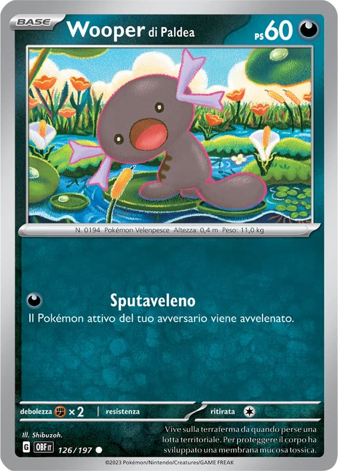 Paldean Wooper (126)