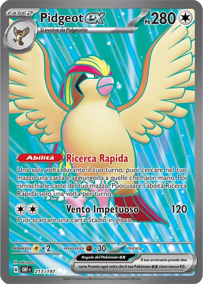 Pidgeot ex (217)