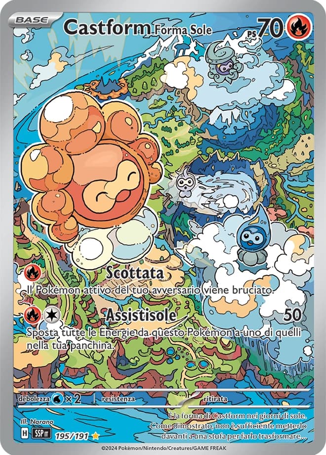 Castform Sunny Form (195)