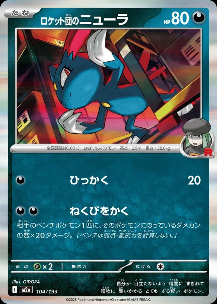 Team Rocket's Sneasel (104)