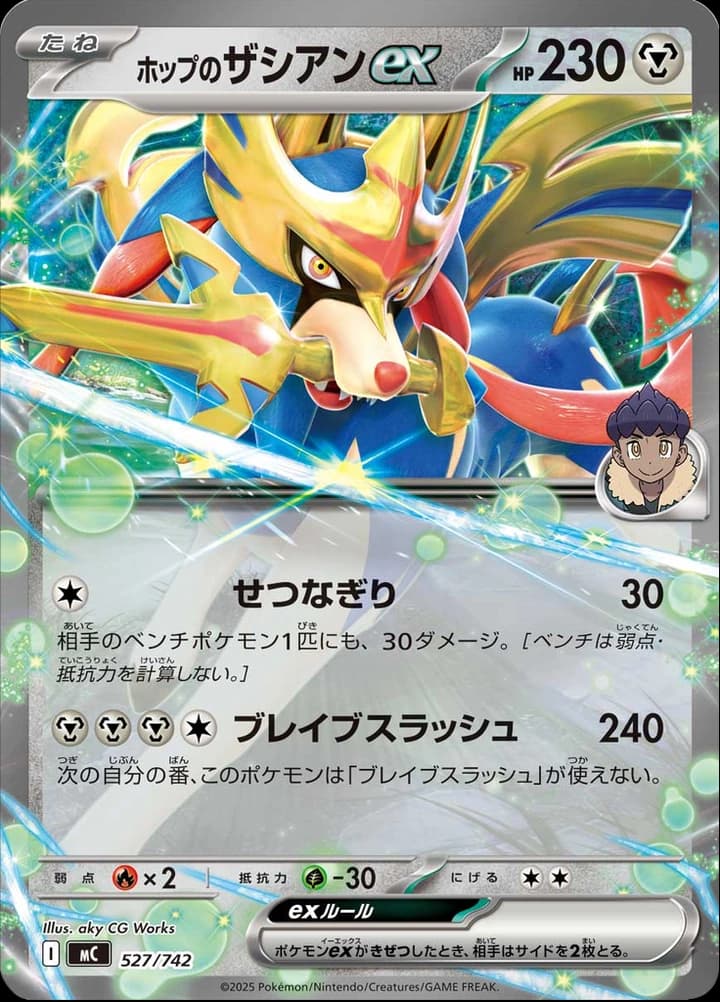 Hop's Zacian ex (527)