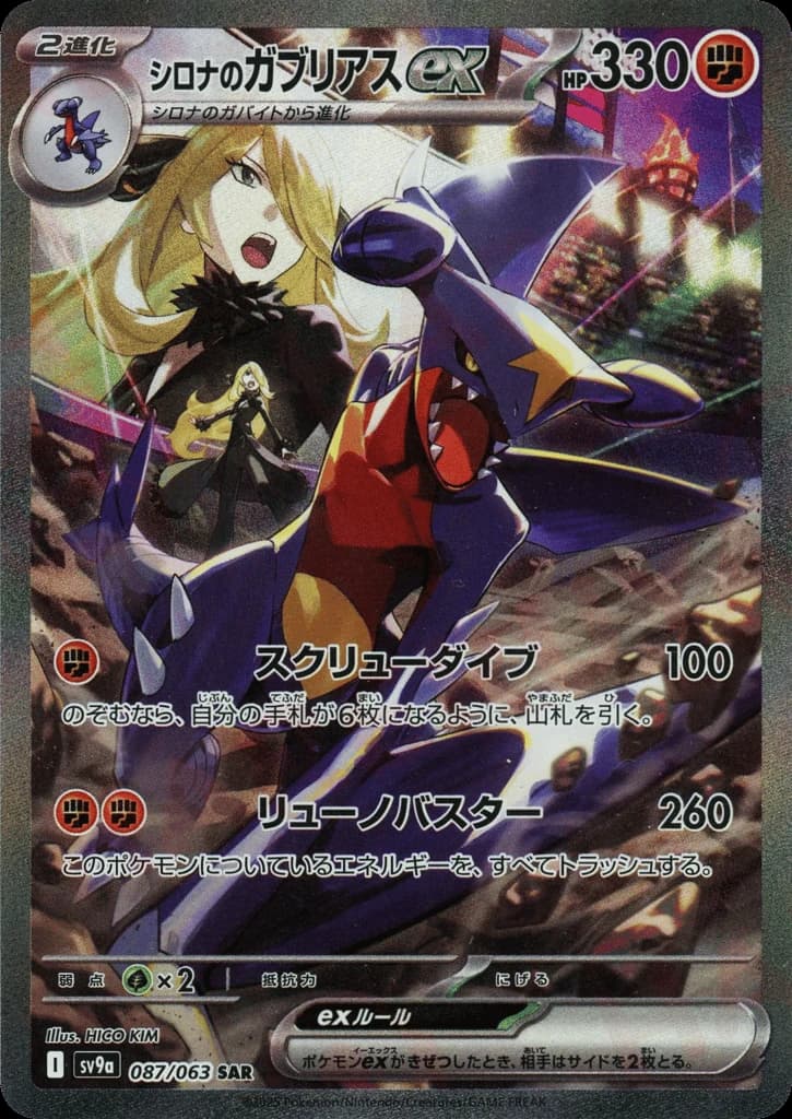 Cynthia's Garchomp ex (87)