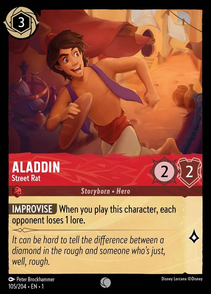 Aladdin - Street Rat (105/204)