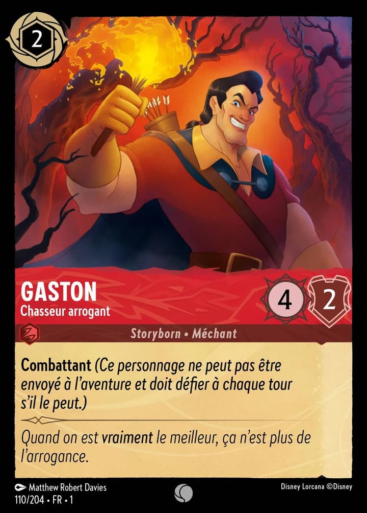 Gaston - Chasseur arrogant (110/204)