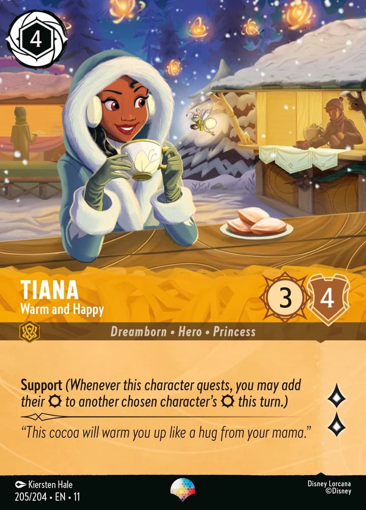 Tiana - Réchauffée et heureuse (205/204)