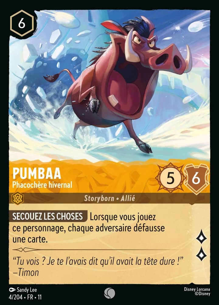 Pumbaa - Phacochère hivernal (4/204)