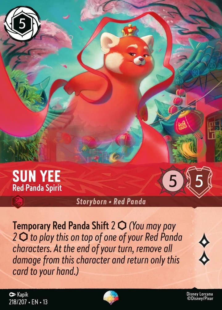 Sun Yee - Spirito del Panda Rosso (218/207)