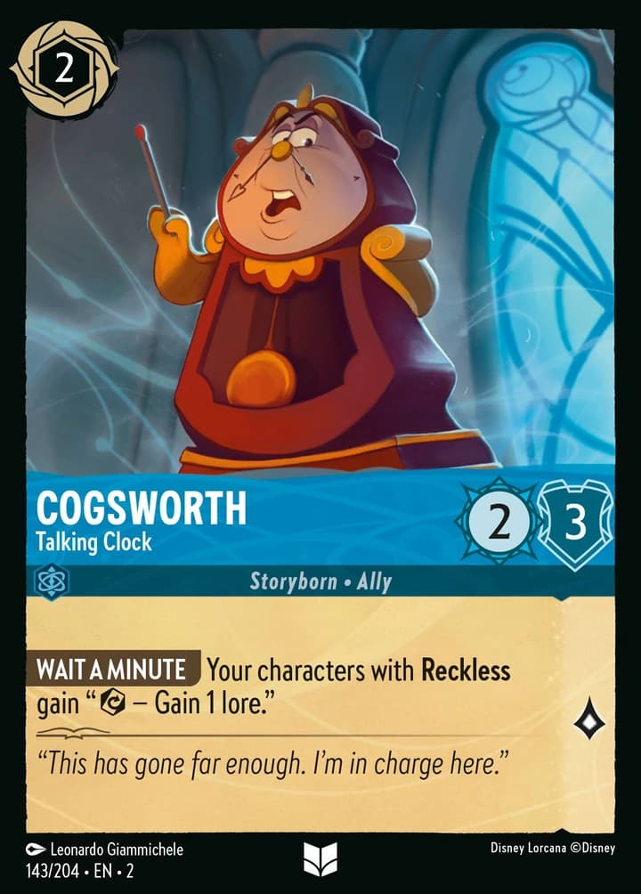 Cogsworth - Talking Clock (143/204)