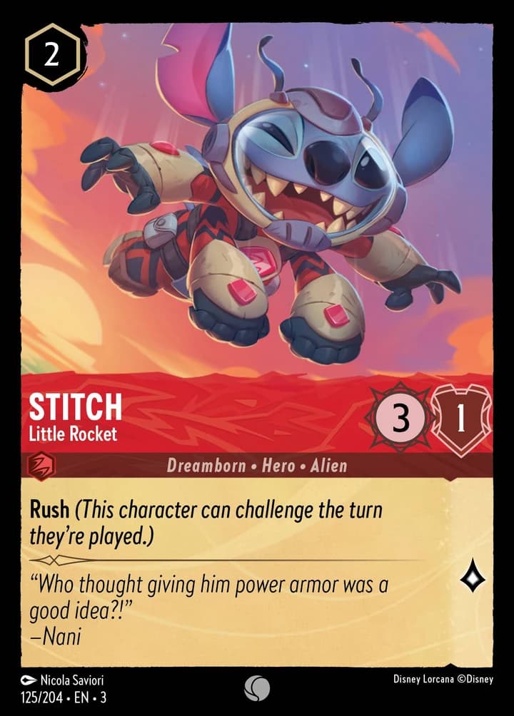Stitch - Little Rocket (125/204)