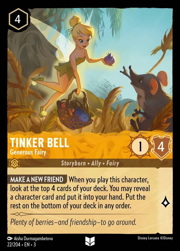 Tinker Bell - Generous Fairy (22/204)