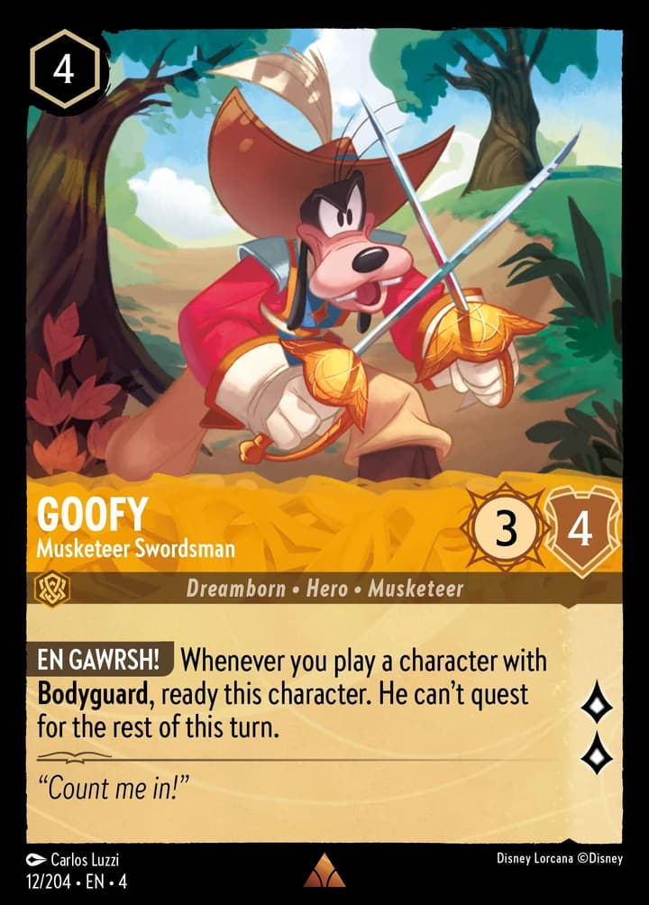 Goofy - Musketier-Schwertkämpfer (12/204)