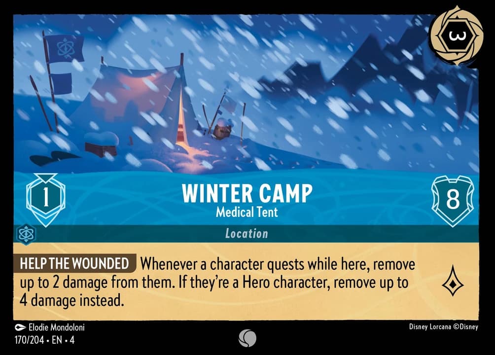 Winter-Camp - Sanitätszelt (170/204)