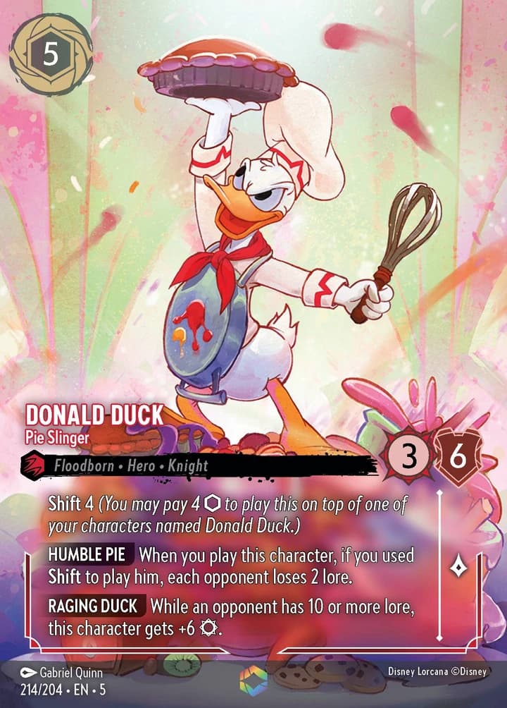 Donald Duck - Pie Slinger (214/204)