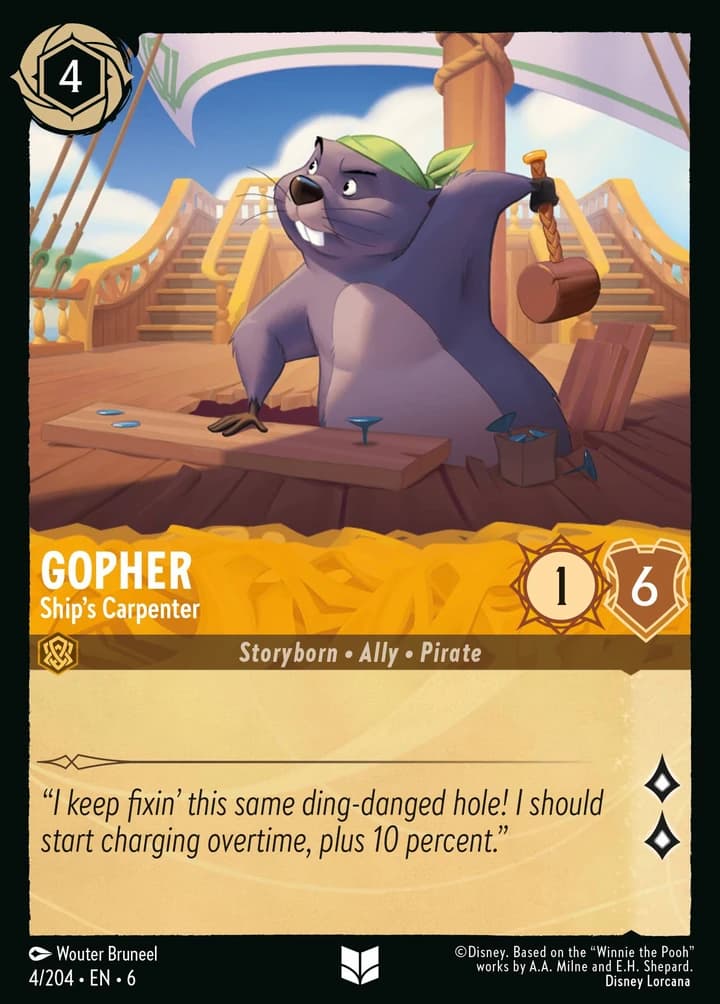 Gopher - Zimmermann des Schiffs (4/204)