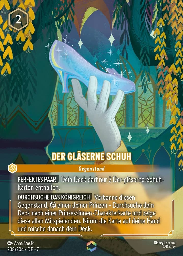Der gläserne Schuh (208/204)