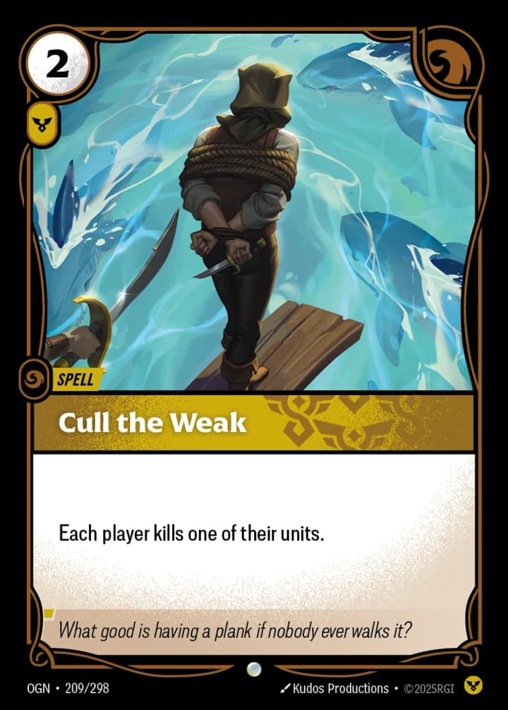 Cull the Weak (209/298)